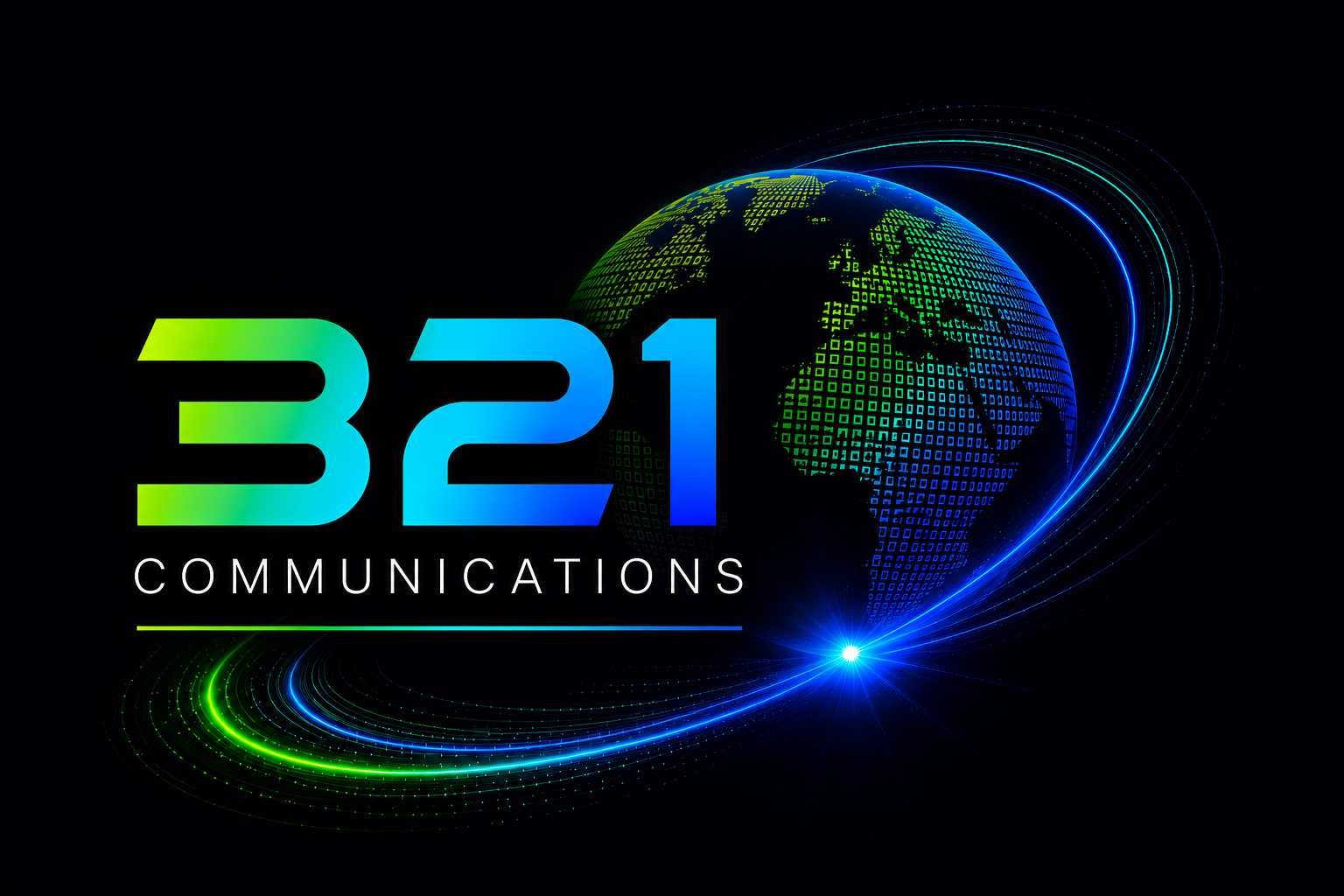 321 Communications Logo