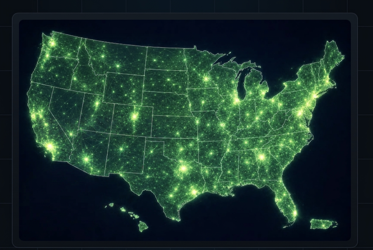 321 Communications network coverage
